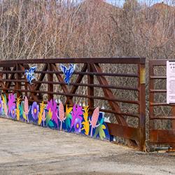 A Bridge Between Us Installation with Artist Statement